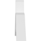 Ekena Millwork Archdale Architectural Grade PVC Gable Bracket, 108"W x 18"H x 4"D x 6"F, 4/12 Pitch GBP108X18X0406ARC00 - alternate 3